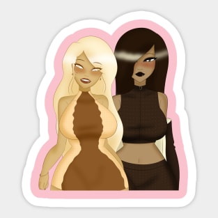 Vanna and Koko Sticker